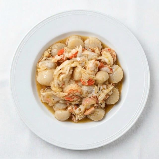 Mariscos en Salsa De Mantequilla.