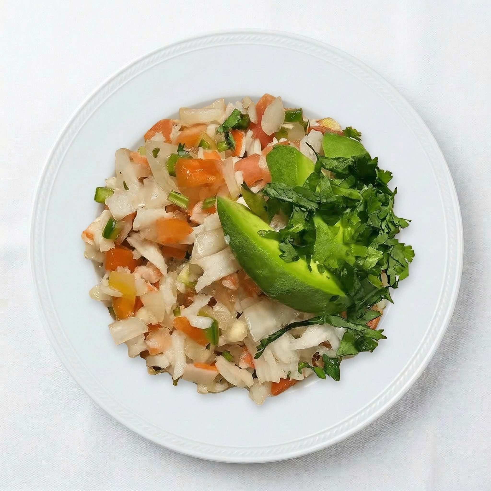 Jaiva/Crab Tostada.
