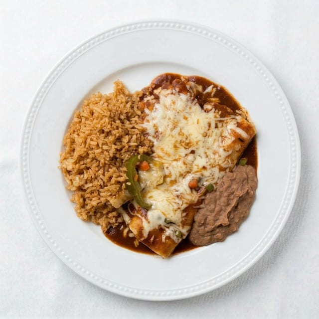 #6 Enchiladas Rancheras.