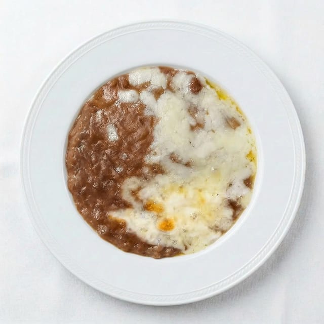 Frijoles.