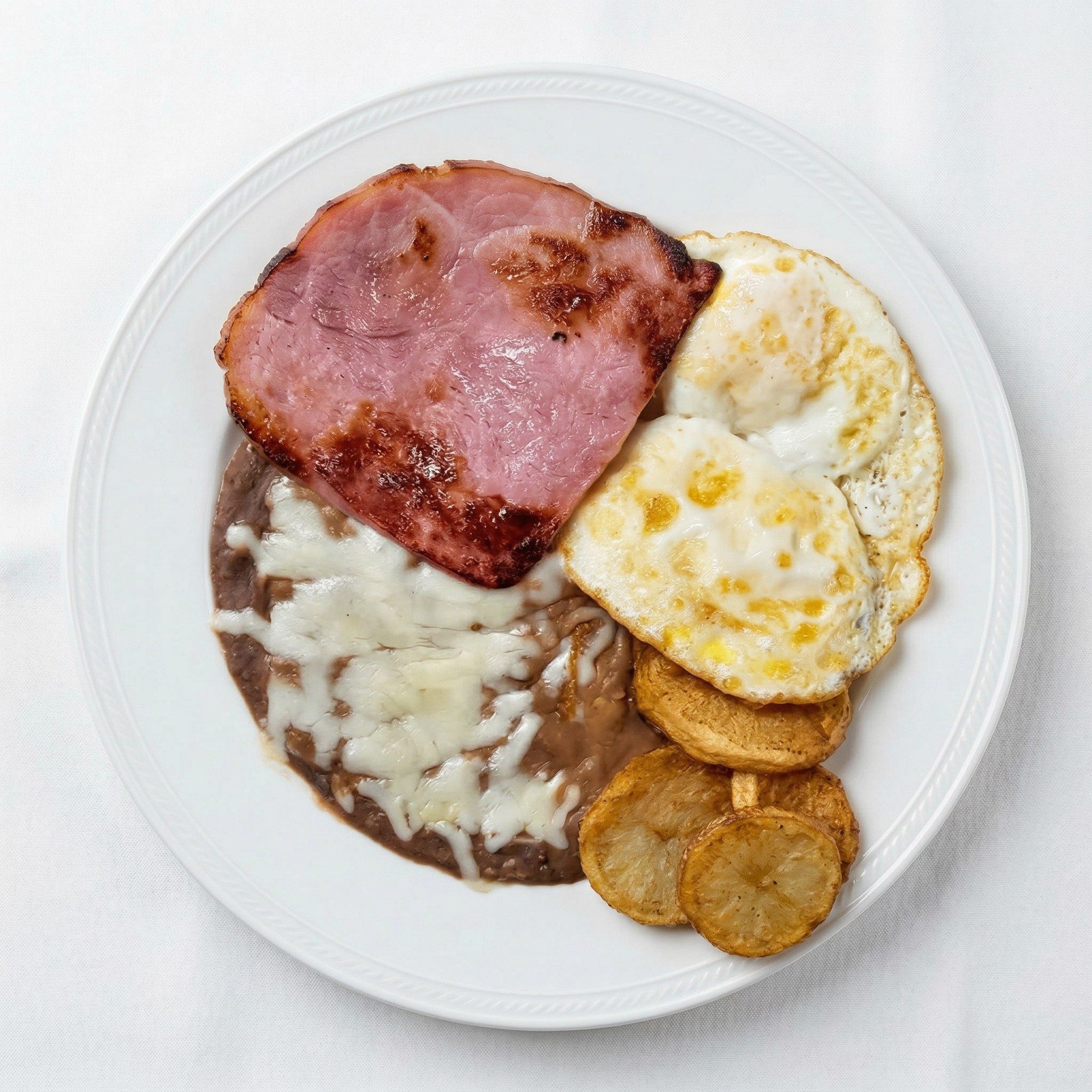 Jamón Con Huevo.
