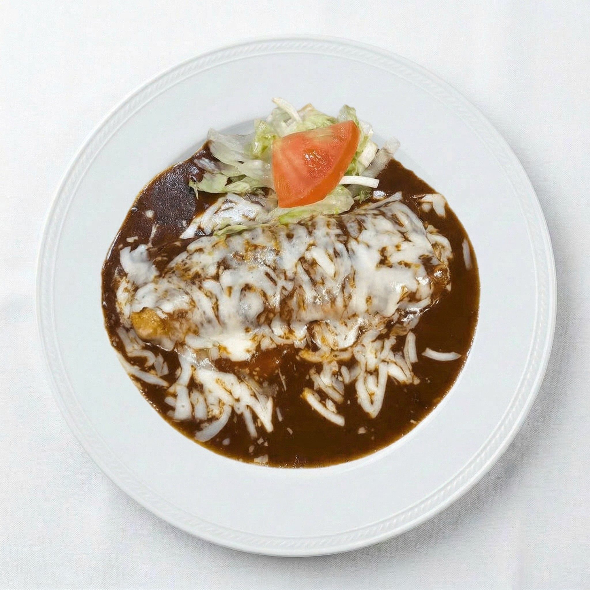 Enchilada De Queso/Cheese Enchilada.