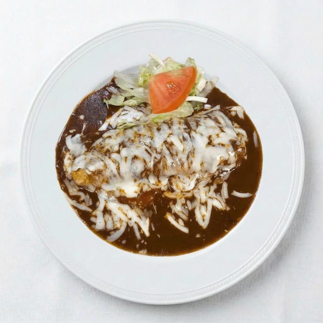 Enchilada De Queso/Cheese Enchilada.
