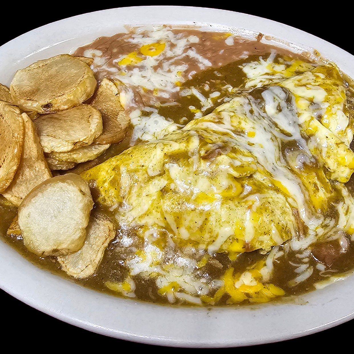 Chile Verde Omelette.