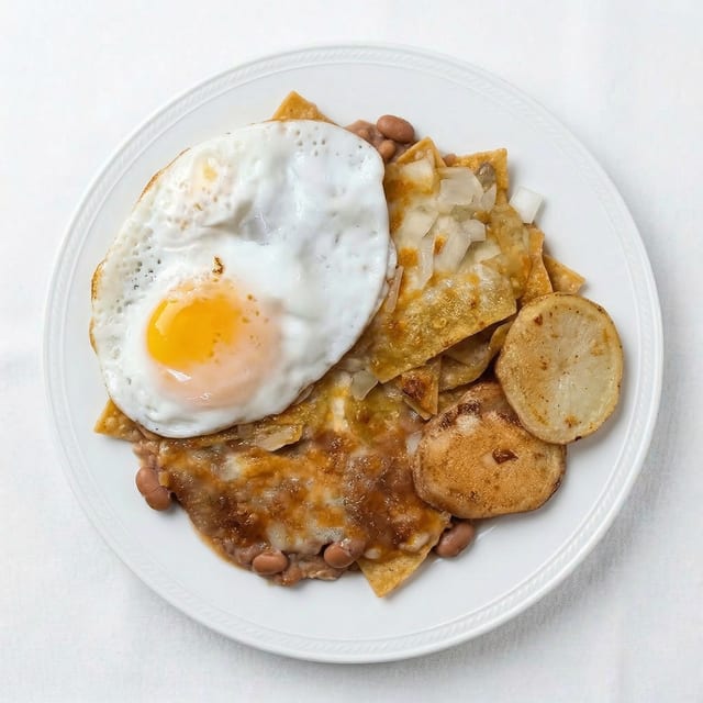 Chilaquiles Con Huevo.