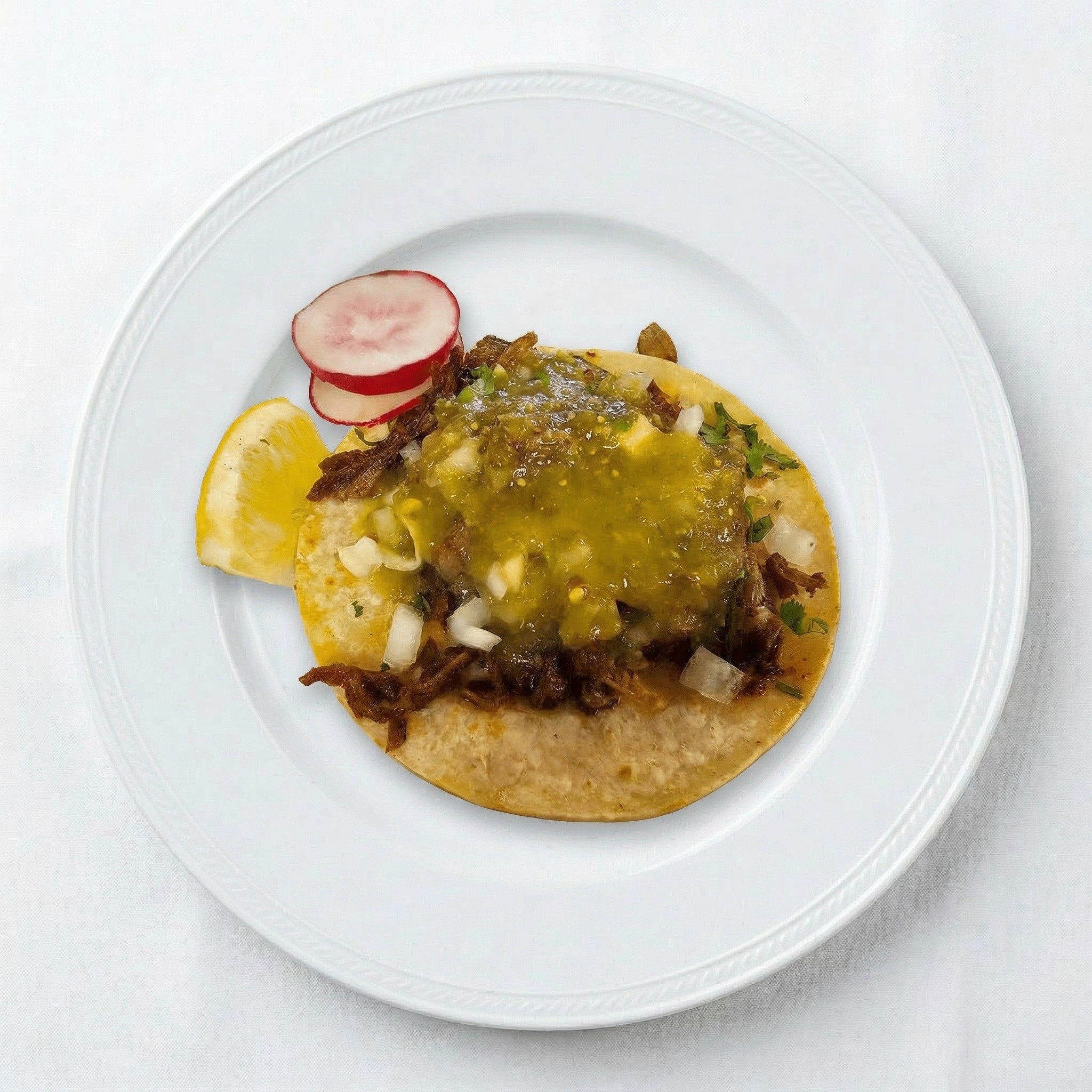 Barbacoa De Chivo Taco.