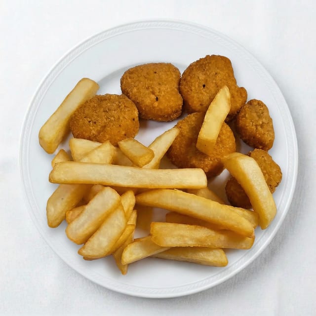 6 Chicken Nuggets.