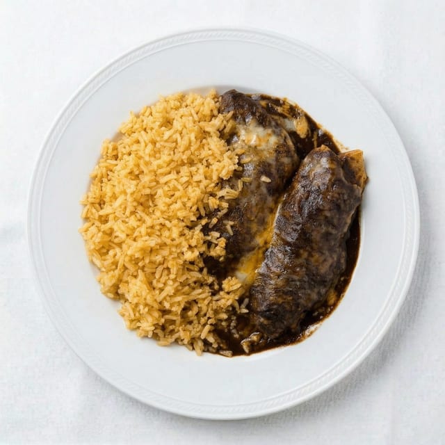 #7 Enchiladas Poblanas.