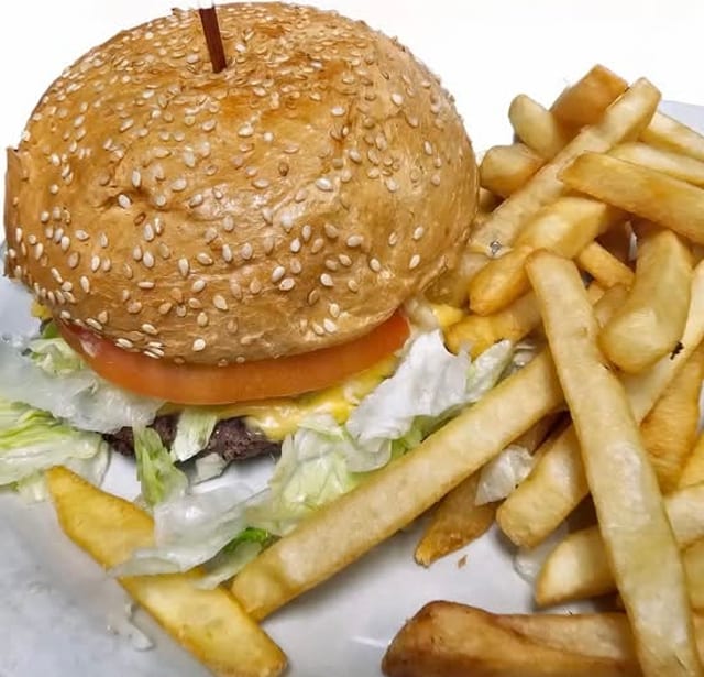 Bacon Cheese Burger.